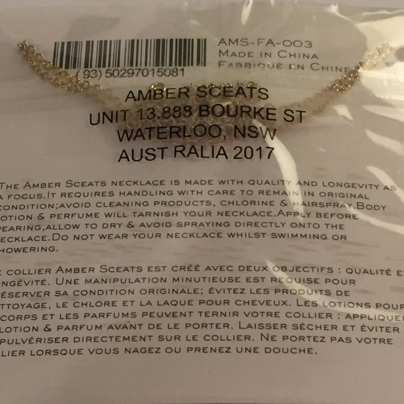 NWT, Amber Sceats Double Coin Necklace - Picture 3 of 3